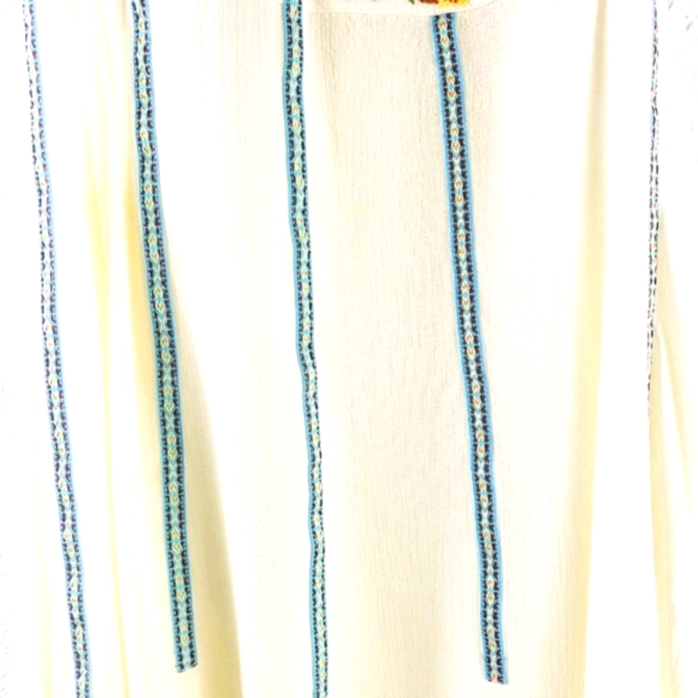 SHORELINE Floral Embroidered Hi-Low Dress S - Picture 5 of 11